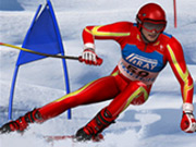 Simulator de schi slalom