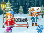 Joc Jigsaw Winter fericit